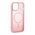 Zastitna maska (futrola) PURO GRADIENT MAGSAFE - iPhone 15 roze (MS).