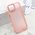 Zastitna maska (futrola) SHINING CAMERA - iPhone 15 roze (MS).
