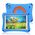 Wintouch tablet - decu K81 PRO 8 inca beli / Zastitna maska (futrola) plava (MS).
