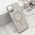 Zastitna maska (futrola) GLAM GLOW MagSafe - iPhone 11 (6.1) srebrna (MS).