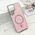 Zastitna maska (futrola) GLAM GLOW MagSafe - Samsung S938 Galaxy S25 Ultra 5G roze (MS).