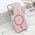Zastitna maska (futrola) GLAM GLOW MagSafe - Samsung S921 Galaxy S24 5G/Samsung S931 Galaxy S25 5G roze (MS).