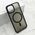 Zastitna maska (futrola) SILKY MAGSAFE II - Iphone 12/12 Pro (6.1) crna (MS).
