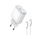 Kucni punjac LDNIO Q122 PPS PD, 27W sa Type C na Type C kablom beli.