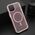 Zastitna maska (futrola) CRYSTAL MagSafe - iPhone 13 (6.1) roze (MS).