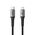 USB data kabl Superior SU-K101 pleteni 27W 3A Type-C na Lightning 1m crni (MS).