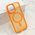 Zastitna maska (futrola) SILKY MagSafe II - iPhone 17 narandzasta (MS).