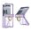 Zastitna maska (futrola) RING LINES II - Samsung F751B Galaxy Z Flip 7 5G ljubicasta (GKK case) (MS).