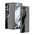 Zastitna maska (futrola) LEATHER STYLE - Samsung Galaxy Z Fold 6 5G siva (GKK case) (MS).