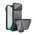 Zastitna maska (futrola) Nillkin CamShield Prop - iPhone 17 Pro crna (transparent kamera).
