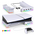 iPega PG-P5S021 horizontalni multifunkcionalni Drzac - PS5 slim/PRO RGB beli.