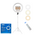 LED lampa - tripod LJJ-45 18 inch 50W.