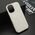 Zastitna maska (futrola) WOVEN TOUCH MagSafe - iPhone 17 bela (MS).
