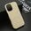 Zastitna maska (futrola) WOVEN TOUCH MagSafe - iPhone 17 krem (MS).