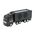 Zvucnik bluetooth WS-691 sa solarnim punjenjem kamion crni (MS).