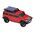 Zvucnik bluetooth WS-696 sa solarnim punjenjem auto crveni (MS).