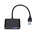 Adapter USB 3.0 JWD na HDMI, VGA, AUDIO, 3 u 1 crni.