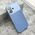 Zastitna maska (futrola) COLOR METAL MagSafe II - iPhone 16 (6.1) svetlo plava (MS).