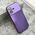 Zastitna maska (futrola) COLOR METAL MagSafe II - iPhone 16 (6.1) ljubicasta (MS).
