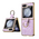 Zastitna maska (futrola) Luxurious Shell Pattern - Samsung F741B Galaxy Z Flip 6 5G roze.