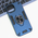 Zastitna maska (futrola) Cube Ring - iPhone 15 tamno plava.