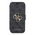 Zastitna maska (futrola) Guess Bk Pu leather 4G Metal Logo - iPhone 15 siva (GUBKP15S4GMGGR).