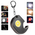 LED lampa privek slonce, otvarac - flase, siva.