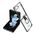 Zastitna maska (futrola) RING LINES - Samsung F731B Galaxy Z FLIP 5 5G crna (MS).