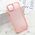 Zastitna maska (futrola) SHINING CAMERA - iPhone 15 Plus roze (MS).
