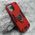 Zastitna maska (futrola) Square Ring - iPhone 15 crvena (MS).