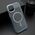 Zastitna maska (futrola) SPARKLING MagSafe - iPhone 14 (6.1) plava (MS).