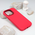 Zastitna maska (futrola) Beautiful Shine Leather iPhone 14 Pro crvena.