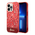 Zastitna maska (futrola) Guess Hc IML Electro Cam Raisley - iPhone 14 Pro crvena (GUHCP14LHGBNHR).