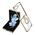 Zastitna maska (futrola) RING LINES - Samsung F731B Galaxy Z Flip 5 5G zlatna (GKK case) (MS).