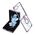 Zastitna maska (futrola) RING LINES - Samsung F731B Galaxy Z Flip 5 5G ljubicasta (GKK case) (MS).