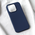 Zastitna maska (futrola) Teracell Soft Velvet - iPhone 15 Pro 6.1 tamno plava.