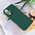 Zastitna maska (futrola) Teracell Soft Velvet - iPhone 16 6.1 tamno zelena.
