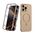 Zastitna maska (futrola) 360 COLOR MagSafe - iPhone 16 Pro (6.3) zlatna (GKK case) (MS).