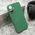 Zastitna maska (futrola) VELVET TOUCH - iPhone 16 (6.1) tamno zelena (MS).