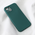 Zastitna maska (futrola) Teracell Soft Velvet - iPhone 13 tamno zelena.