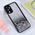 Zastitna maska (futrola) okvir Glitter - Samsung A145R/A146B Galaxy A14 4G/5G crna.
