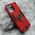 Zastitna maska (futrola) Square Ring - iPhone 15 Pro Max (6.7) crvena (MS).