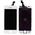 LCD displej (ekran) - Iphone 5S + Touch screen beli (white) high copy (MS).
