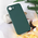 Zastitna maska (futrola) Teracell Soft Velvet - iPhone 16e 6.1 tamno zelena.