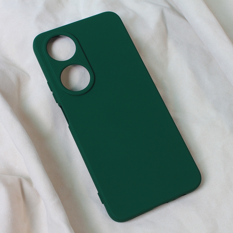 Zastitna maska (futrola) Teracell Soft Velvet - Huawei Honor X7b tamno zelena.