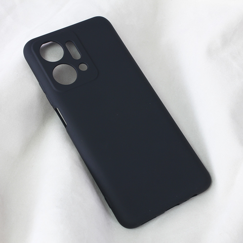 Zastitna maska (futrola) Teracell Soft Velvet - Huawei Honor X7a crna.