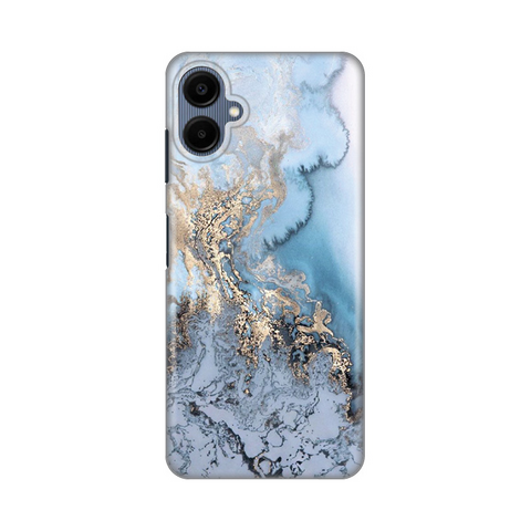 Zastitna silikonska maska (futrola) PRINT - Samsung A065F Galaxy A06 Blue Gold Marble.