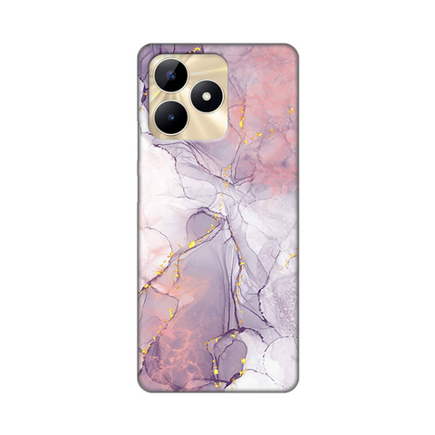 Zastitna silikonska maska (futrola) PRINT - Realme C53 Pink Marble.