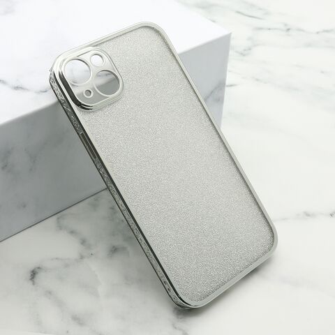 Zastitna maska (futrola) SPARKLY HUSK - iPhone 14 Plus (6.7) siva (MS).