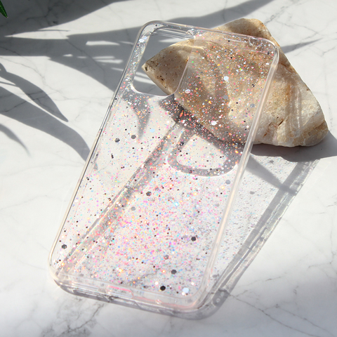 Zastitna maska (futrola) Glitter - Xiaomi Redmi Note 11 4G roze.